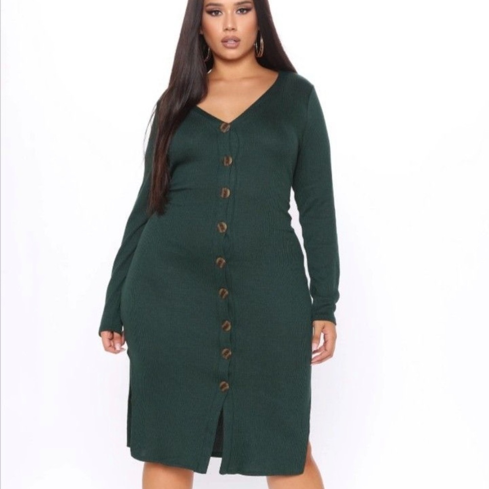 Midi sweater dress from fashion nova new with tags